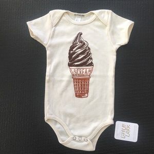 🍦Little Lark Baby Bodysuit 6-12m  ICECREAM🍦NWT